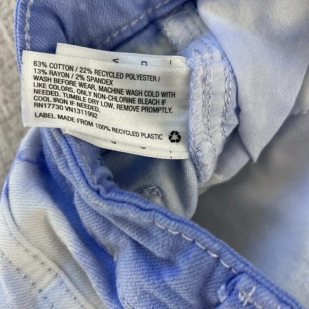 Cat & Jack Jean Shorts Purple/White Size M (7-8) - Picture 4 of 6